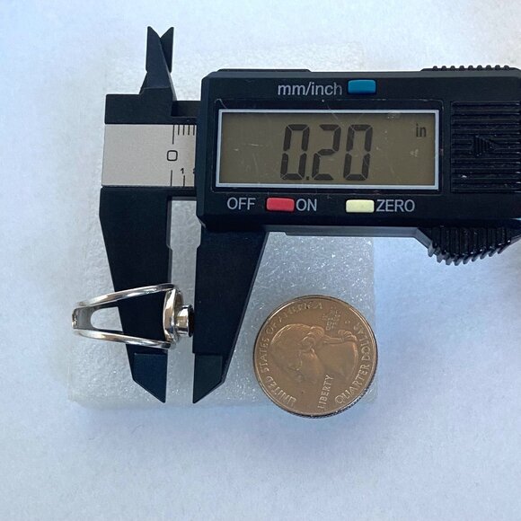 Sterling Silver 925 Round Faceted Citrine Gemstone Horseshoe Ring Sz 6.5 - Picture 16 of 16